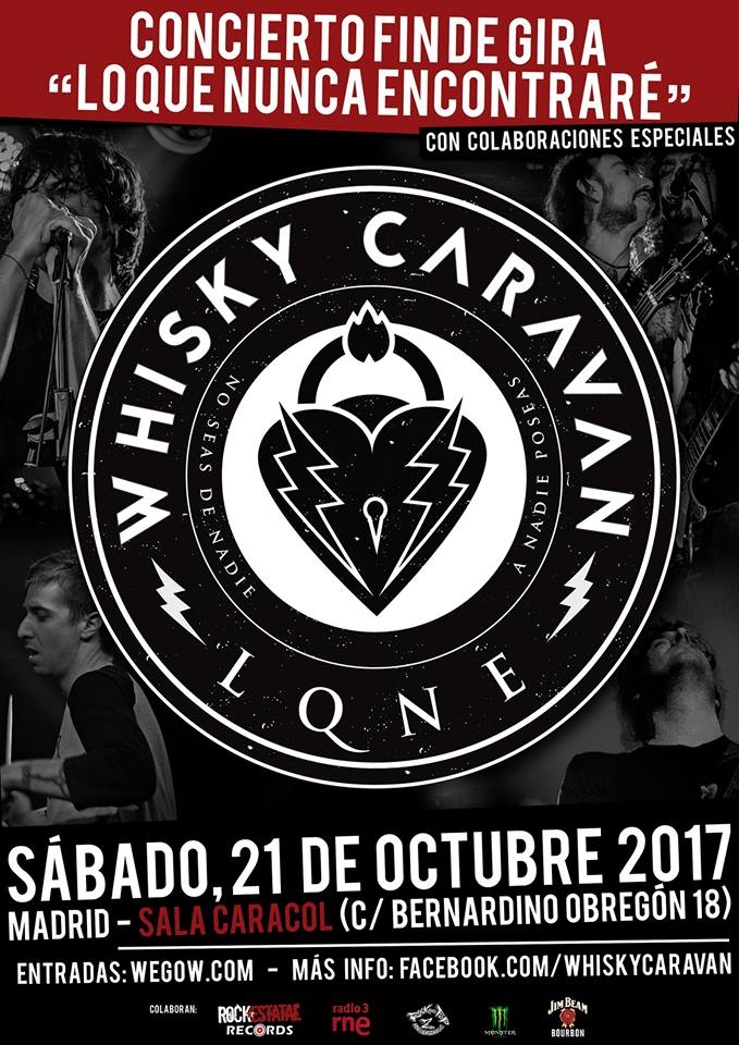 Whisky Caravan Whisky Caravan anuncian su concierto fin de gira en Madrid para octubre