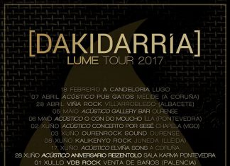 Próximas fechas de Dakidarría presentando su disco "Lume"