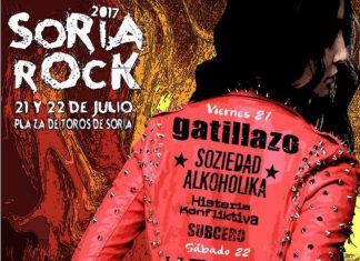 Gatillazo y Soziedad Alkohólika encabezan el cartel del Festival Soria Rock 2017