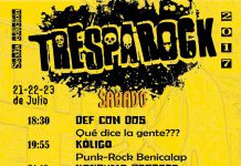 Horarios confirmados del VI Festival Tresparock de Trespaderne, Burgos Cartel completo del VI festival Tresparock en Trespaderne (Burgos)