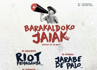 Agenda completa de actuaciones de las fiestas de Barakaldo 2017