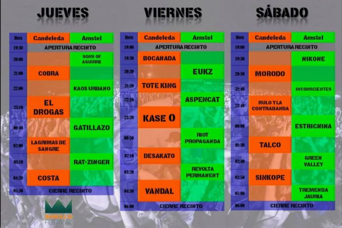 Shikillo Festival Estos son los horarios del Shikillo Festival 2017 de Candeleda, Ávila