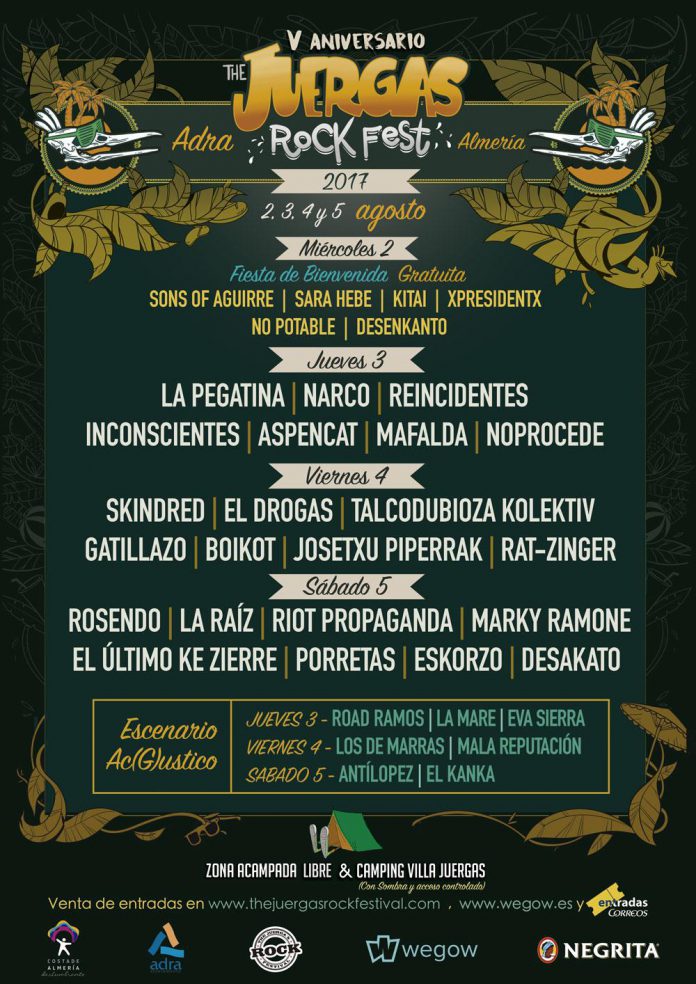NoProcede y Desenkanto son las dos últimas bandas en sumarse al cartel del Juergas Rock Festival 2017