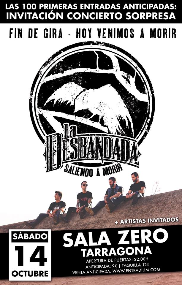 La Desbandada La Desbandada dará el último concierto de la gira