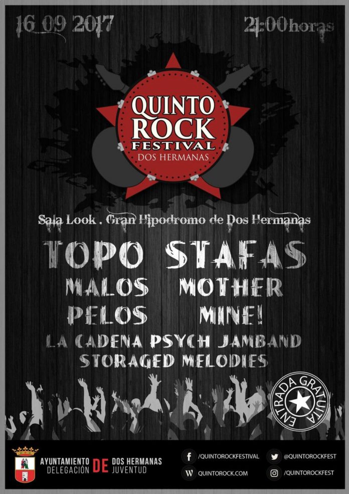 Quinto Rock Stafas y Topo encabezan el Festival Quinto Rock de Dos Hermanas, Sevilla