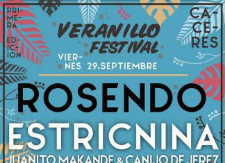 Rosendo y Estricnina encabezan el Veranillo Festival de Cáceres