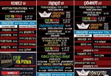 Cartel completo por días del Festival Revenidas 2017 de Villagarcía de Arosa
