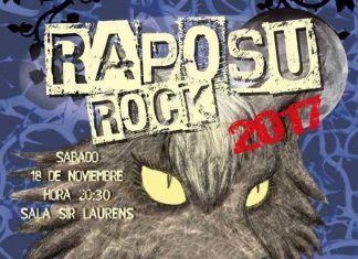 Cartel completo del Festival Raposu Rock 2017 de Oviedo