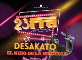 Cartel de la XXIII edición del festival gratuito Fra de Alacuás, Valencia