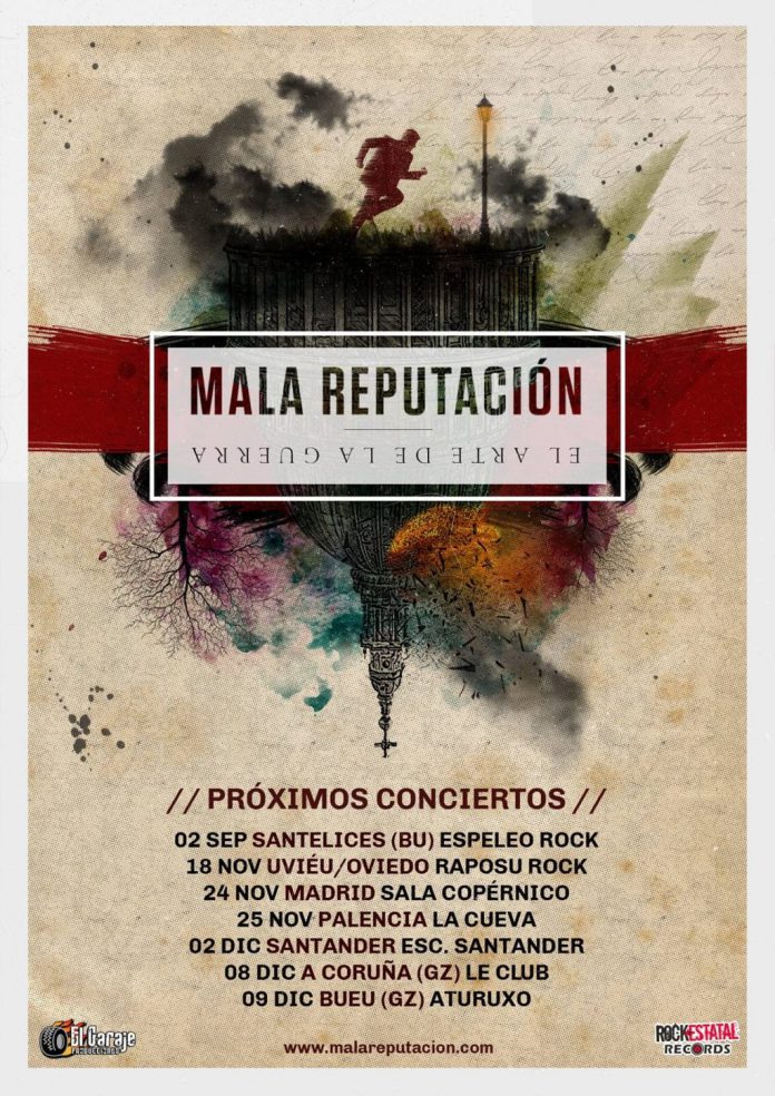 Mala Reputación Nuevas fechas de Mala Reputación presentando