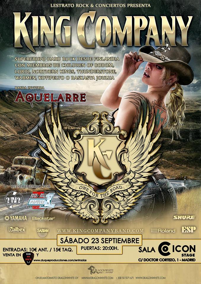 King Company Los finlandeses King Company actuarán en Madrid en el mes de septiembre