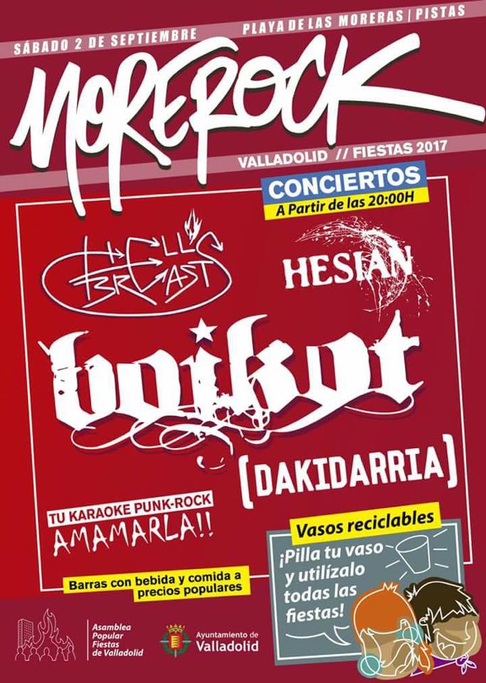 Morerock Boikot encabezan la primera edición del Festival Morerock de Valladolid