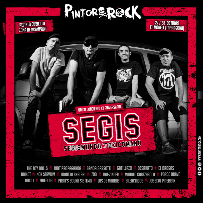 Pintorrock Segismundo Toxicómano estarán actuando en el festival Pintorrock 2017