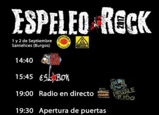 Horarios del festival Espeleo Rock de Santelices, Burgos