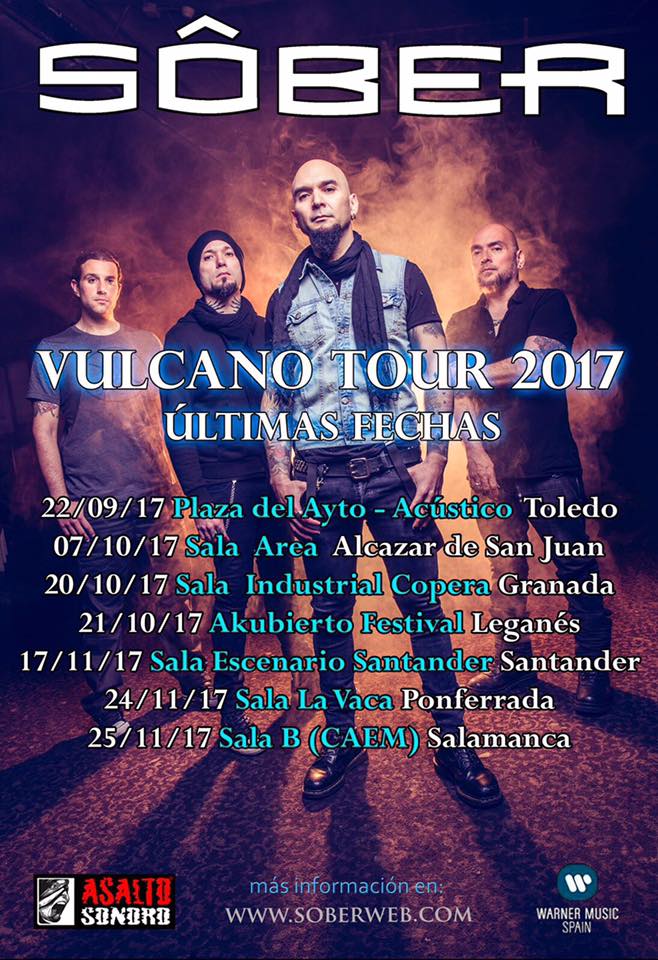 Sober Sôber anuncia las últimas fechas de su gira