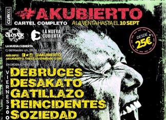 Cartel completo de la primera edición del Festival #Akubierto de Madrid