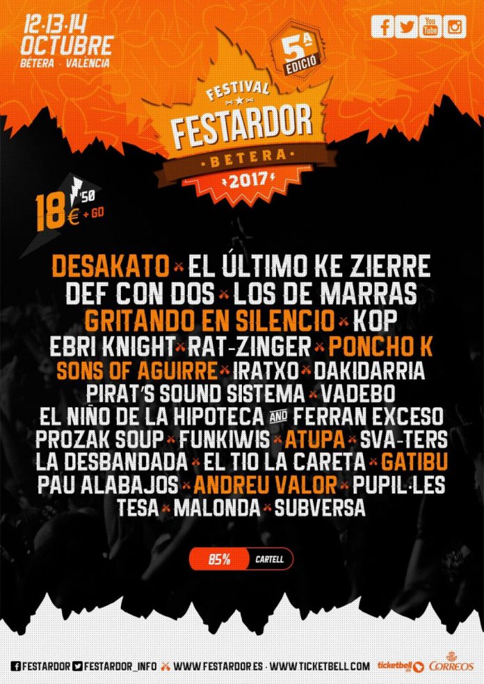 Festador Desakato, Poncho K y Gritando En Silencio entre las nuevas confirmaciones del Festival Festador