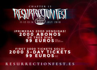 A la venta los primeros abonos para el festival Resurrection Fest XIII de Viveiro
