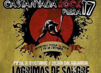 Cartel completo del festival Castanyada Rock 2017 de Piera, Barcelona