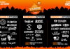 Distribución de actuaciones por días del festival Festardor 2017 de Bétera, Valencia