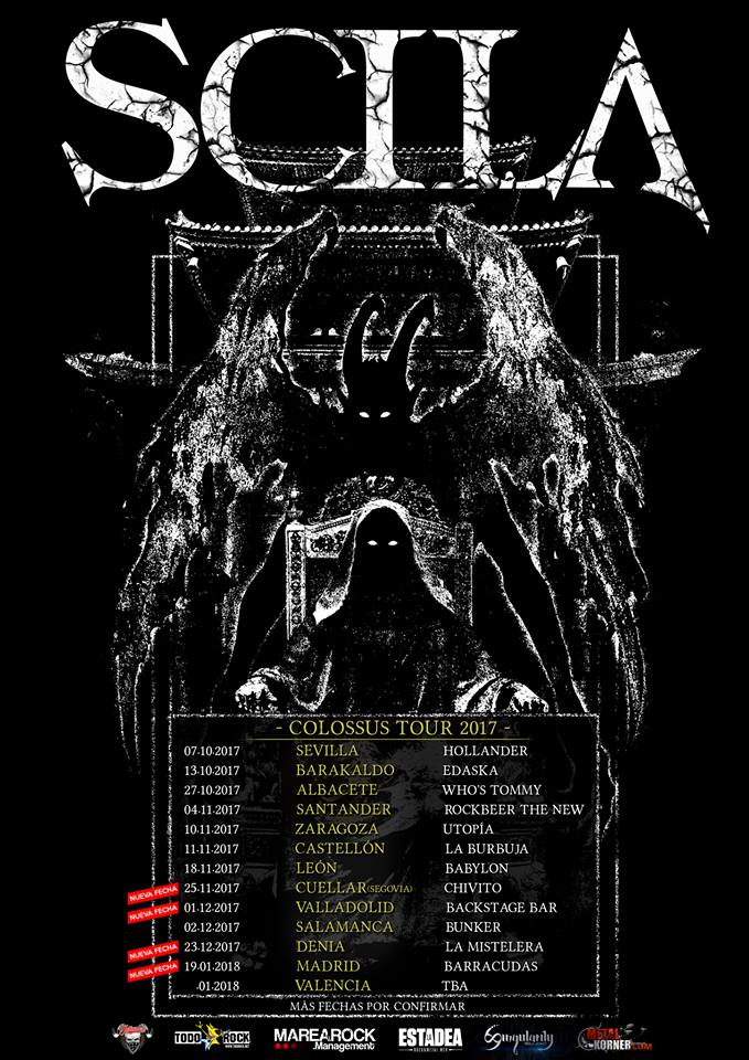 La banda de metal Scila anuncia nuevas fechas de su gira 