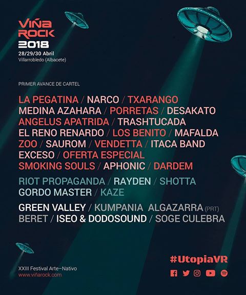 Viña Rock Viña Rock anuncia las primeras bandas confirmadas para su próxima edición
