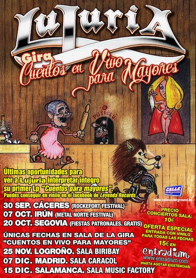 Lujuria Lujuria anuncian las fechas de su gira especial
