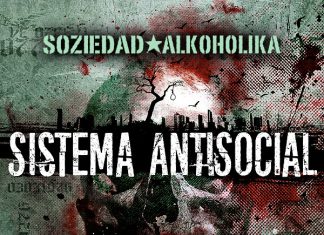 Nuevas fechas de Soziedad Alkohólika presentando su último disco "Sistema Antisocial"