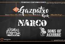 Narco, Josetxu Piperrak y Sons of Aguirre es el primer avance del festival Gazpatxo Rock 2018