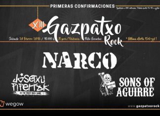 Narco, Josetxu Piperrak y Sons of Aguirre es el primer avance del festival Gazpatxo Rock 2018