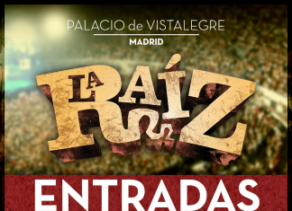 La Raíz estarán actuando este sábado 28 de octubre ante más de 10.000 almas en Madrid