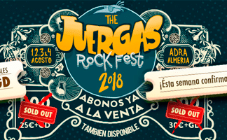 Agotadas en sólo unas horas las primeras 1.000 entradas para el Juergas Rock Festival 2018