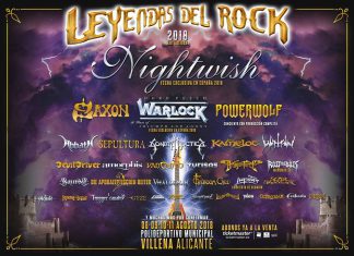 Nueve bandas se suman al cartel del festival Leyendas del Rock 2018 de Villena, Alicante