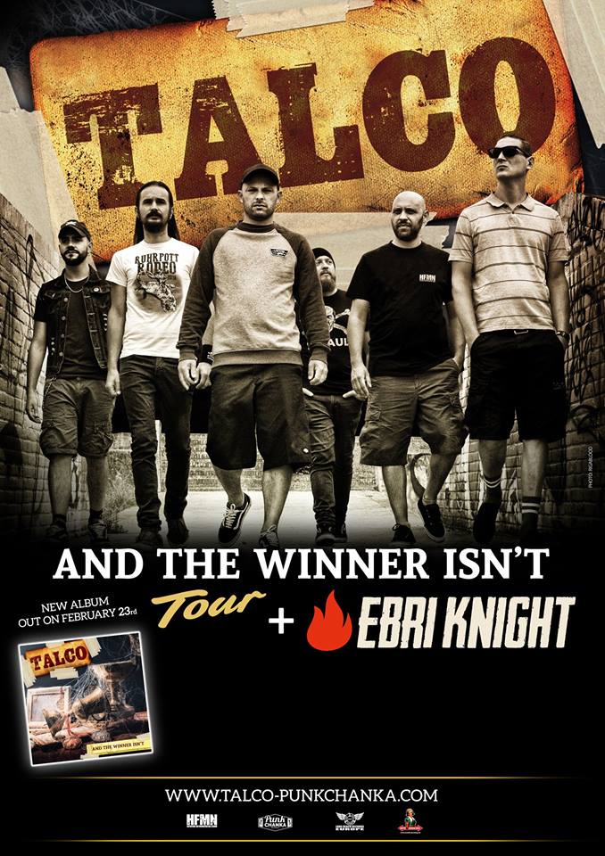 Talco Ebri Knight acompañarán a Talco en parte de su gira europea a principios de 2018