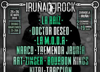 La Raíz, Doctor Deseo y La M.O.D.A. entre las primeras confirmaciones para el Iruña Rock 2018