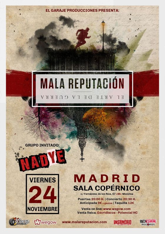 Mala Reputación Mala Reputación estarán presentando