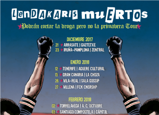 Primeras fechas confirmadas de Lendakaris Muertos presentando su último trabajo