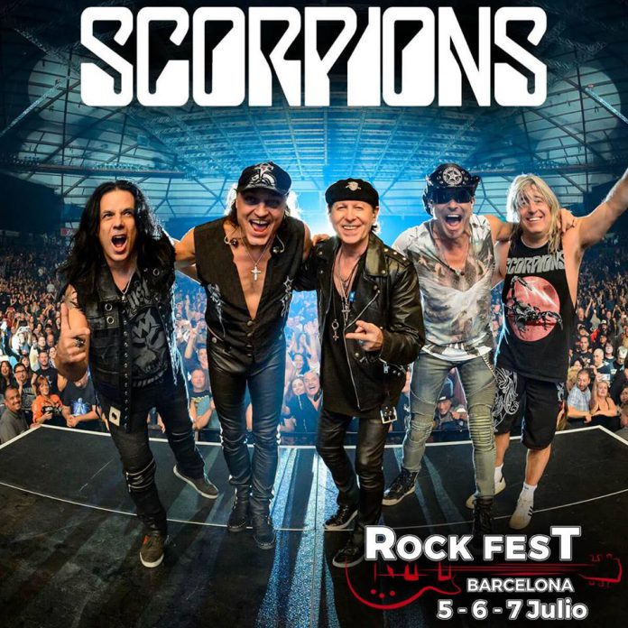 Scorpions Scorpions, quinto y último cabeza de cartel para el Rock Fest Barcelona 2018