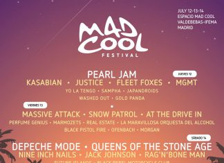 Distribución de grupos por días, a falta de completar el cartel, de Mad Cool Festival 2018