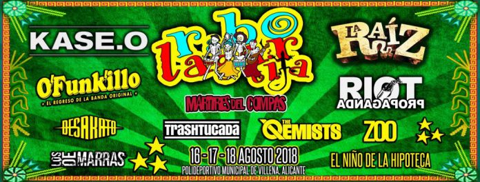 Rabolagartija Primeros nombres para el Festival Rabolagartija 2018 de Villena, Alicante