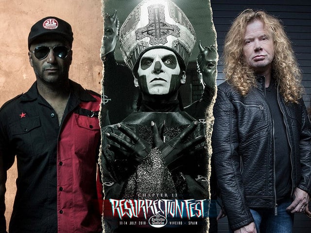 Prophets of Rage, Ghost y Megadeth junto con otros 20 nombres se suman al cartel del festival Resurrection Fest 2018