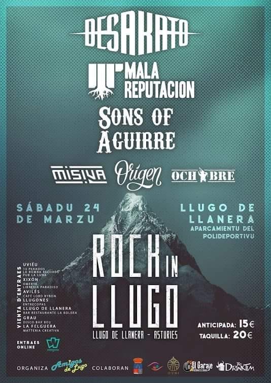 Rock In Llugo Festival Rock In Llugo 2018 - Grupos, cartel, entradas y horarios