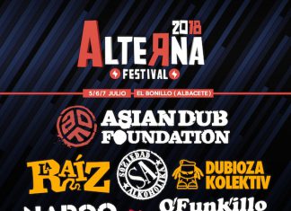 Primer avance de cartel del Alterna Festival 2018 de El Bonillo, Albacete