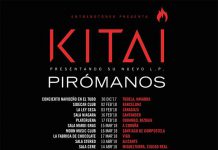Primeras fechas de KITAI en 2018 presentando su nuevo disco "Pirómanos" Kitai tocará durante 24 horas seguidas para batir un récord Guinness