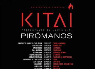 Primeras fechas de KITAI en 2018 presentando su nuevo disco "Pirómanos"