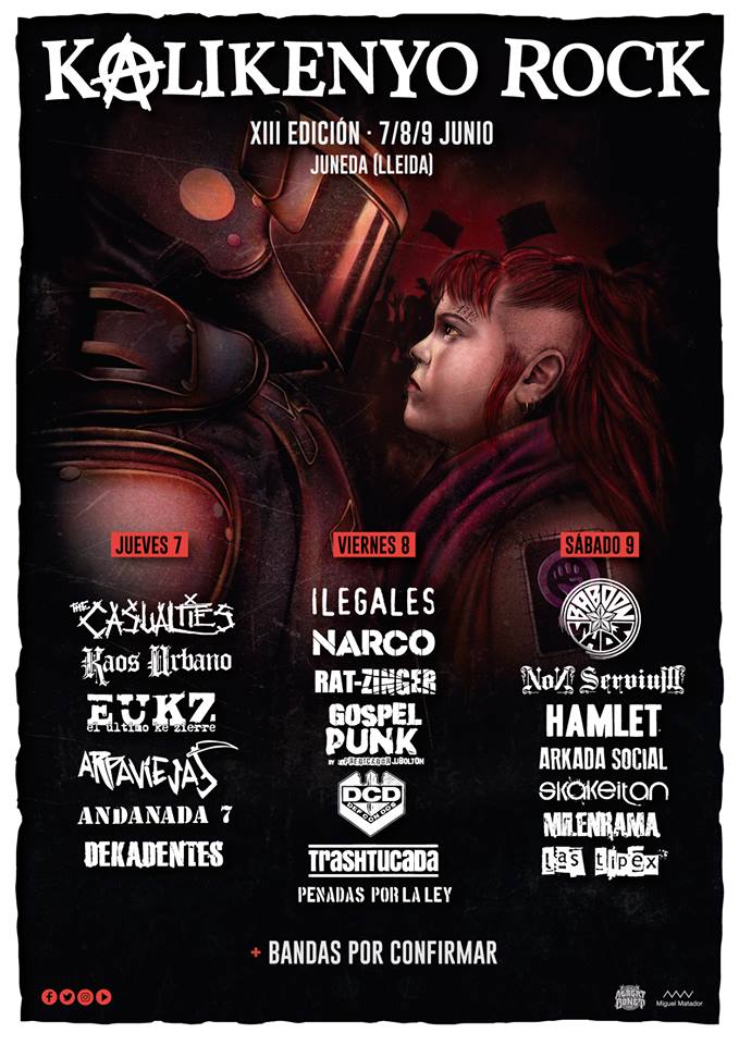 Kalikenyo Rock Segunda tanda de confirmaciones para el festival Kalikenyo Rock 2018