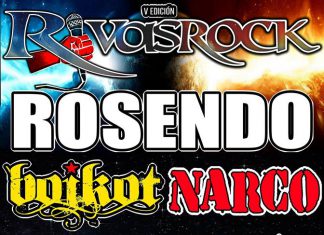 Cartel completo del festival Rivas Rock 2018 de Rivas Vaciamadrid