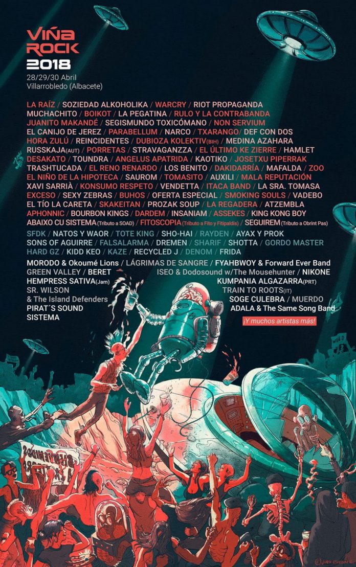Viña Rock Viña Rock 2018: La Raíz y Warcry entre las nuevas confirmaciones para el festival
