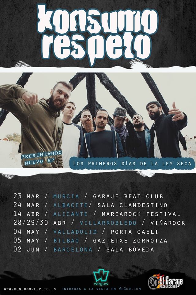 Konsumo Respeto Próximos conciertos de KONSUMO RESPETO en 2018