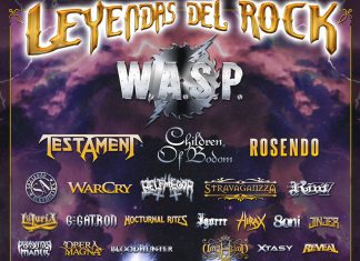 LEYENDAS DEL ROCK 2018: W.A.S.P. encabezan las últimas incorporaciones al cartel
